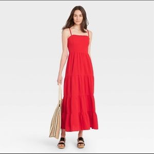 Knox Rose Tiered maxi dress